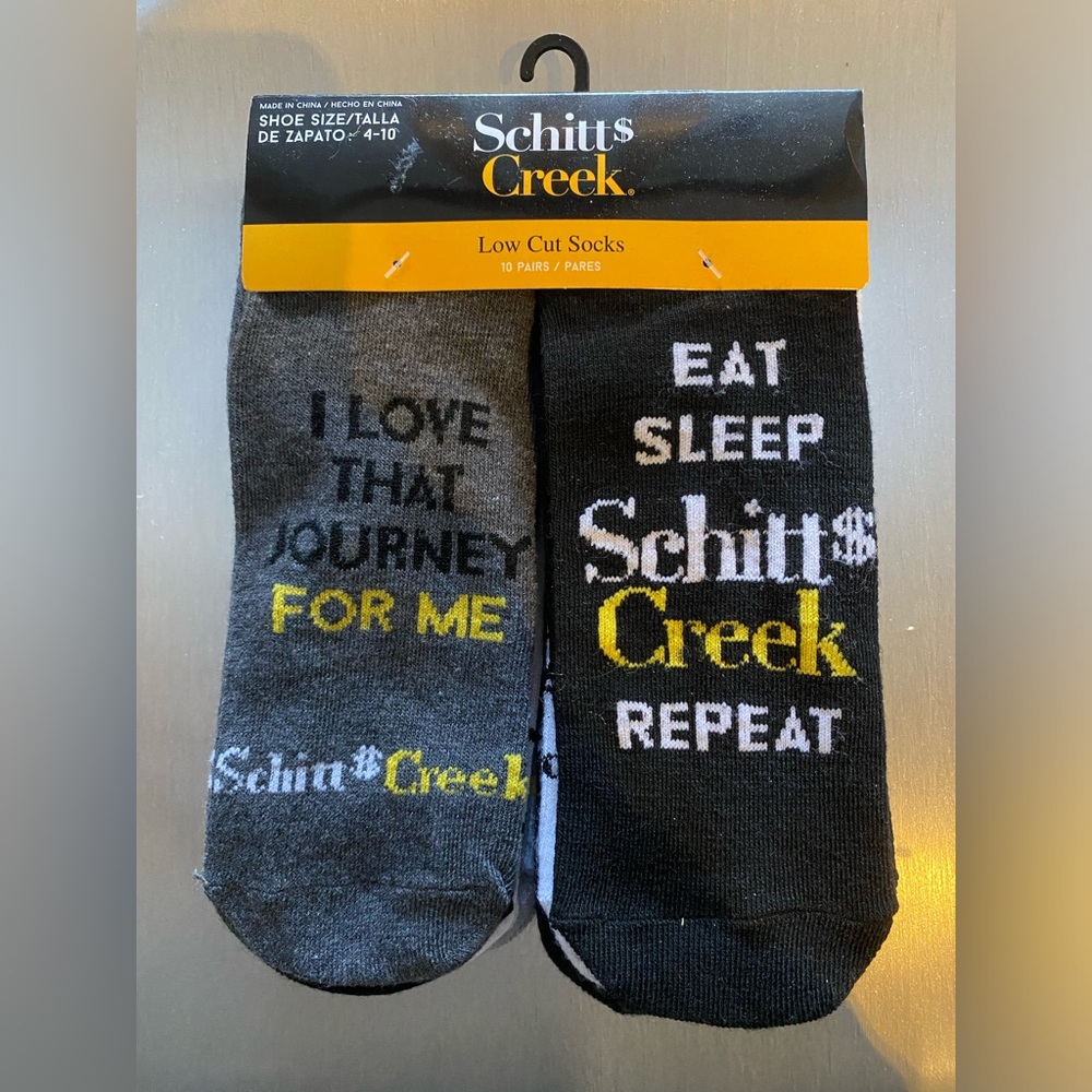 Pack of 10 Pairs Schitt’s Creek Low Cut Socks